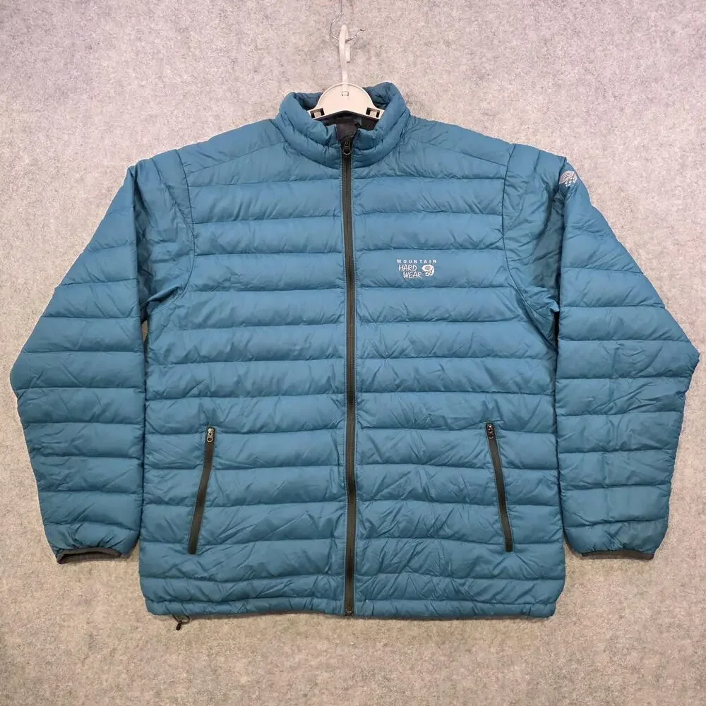 Mountain Hardwear‎ Ghost Whisperer Jacket Mens XL Down Puffer Full Zip Insulated